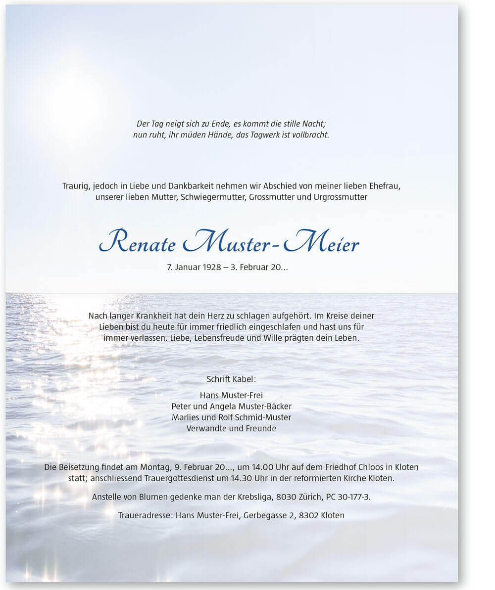 Sonnenstrahlen im Wasser